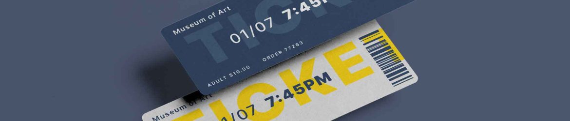 Free Tickets Mockup (PSD)