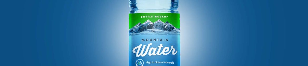 Free Water Bottle Mockup (PSD)