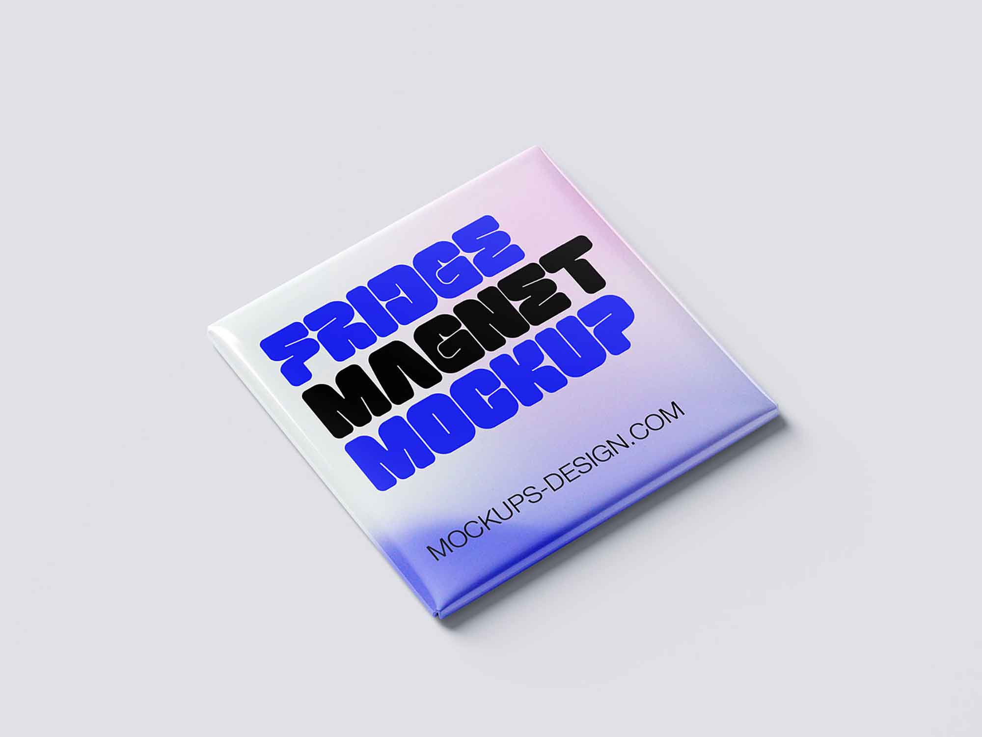 Fridge Magnet Mockup