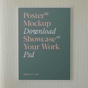 Front Interior Poster Mockup