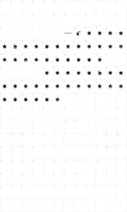 Mapa de caracteres da fonte Ghost & Punk Smileys