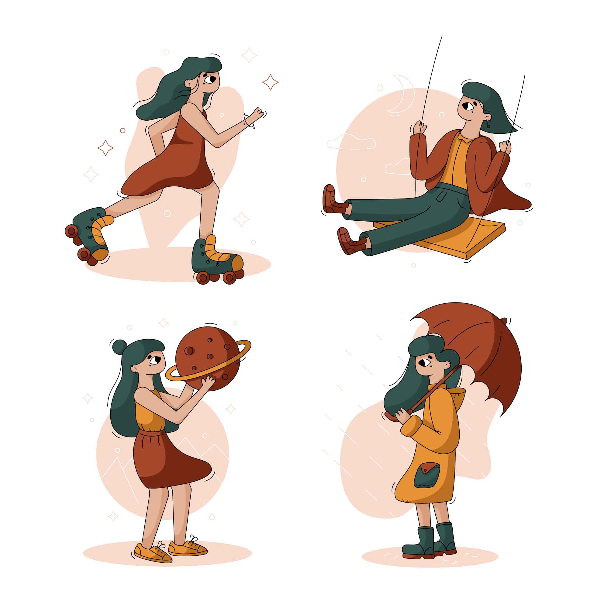 Girl Illustrations