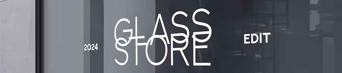 Glass Storefront Mockup