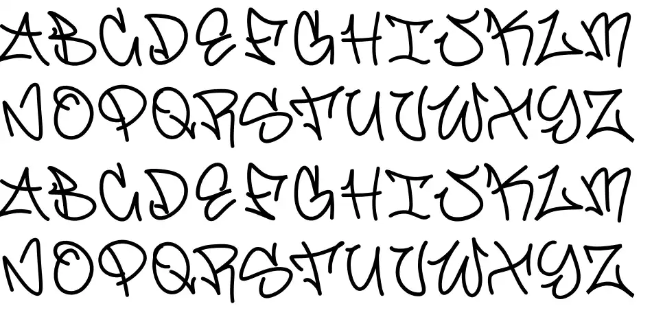 Graffiti font