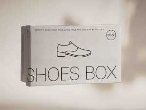 Gravity Shoe Box Mockup