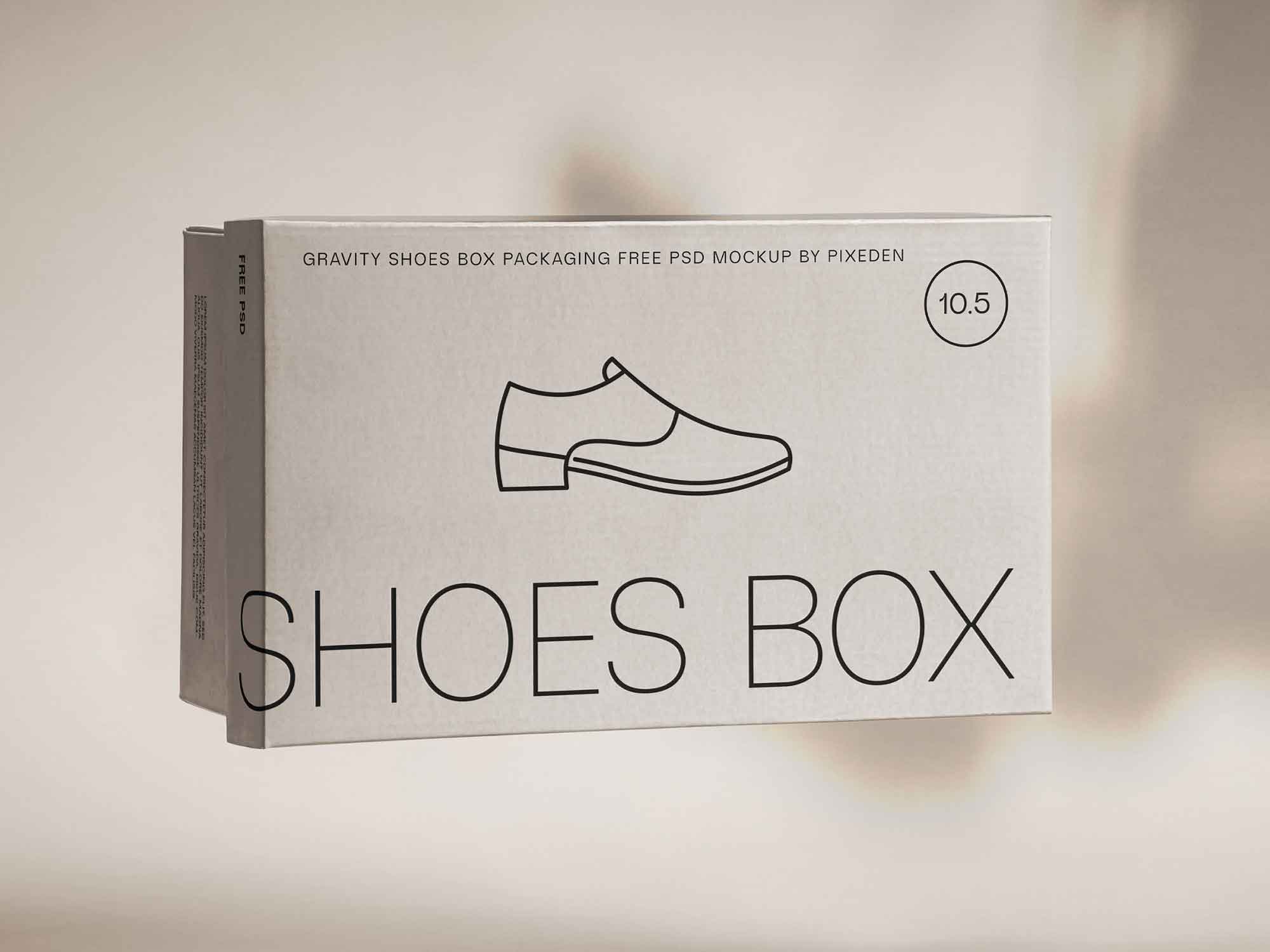 Gravity Shoe Box Mockup