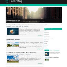 GreatMag – Template Blogger Grátis GreatMag