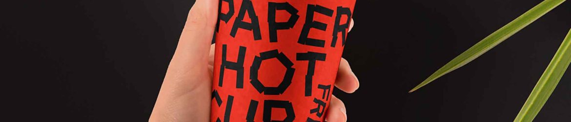 Hands Holding Paper Cup Mockup