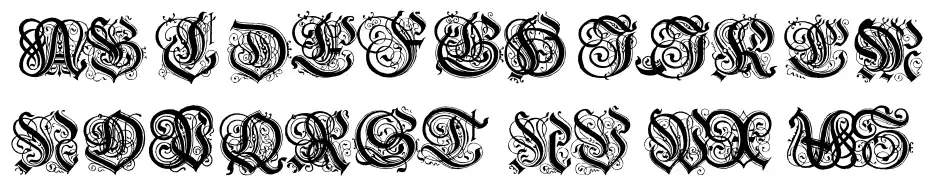 Hentzau Initials