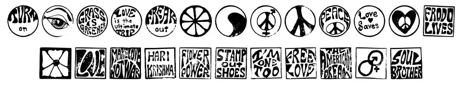 Hippy Stamps