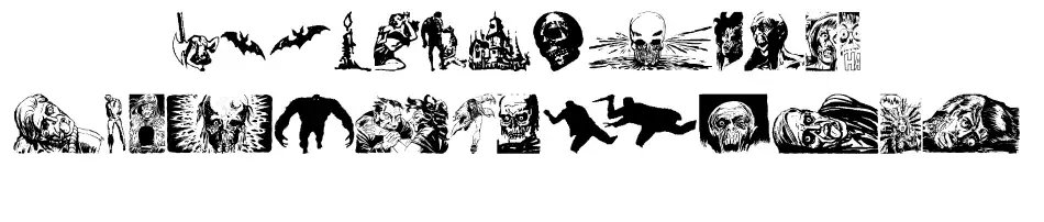 Horror Dingbats Eerie Edition