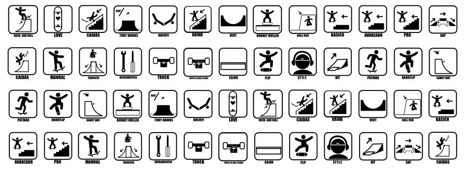 Iconos Skate