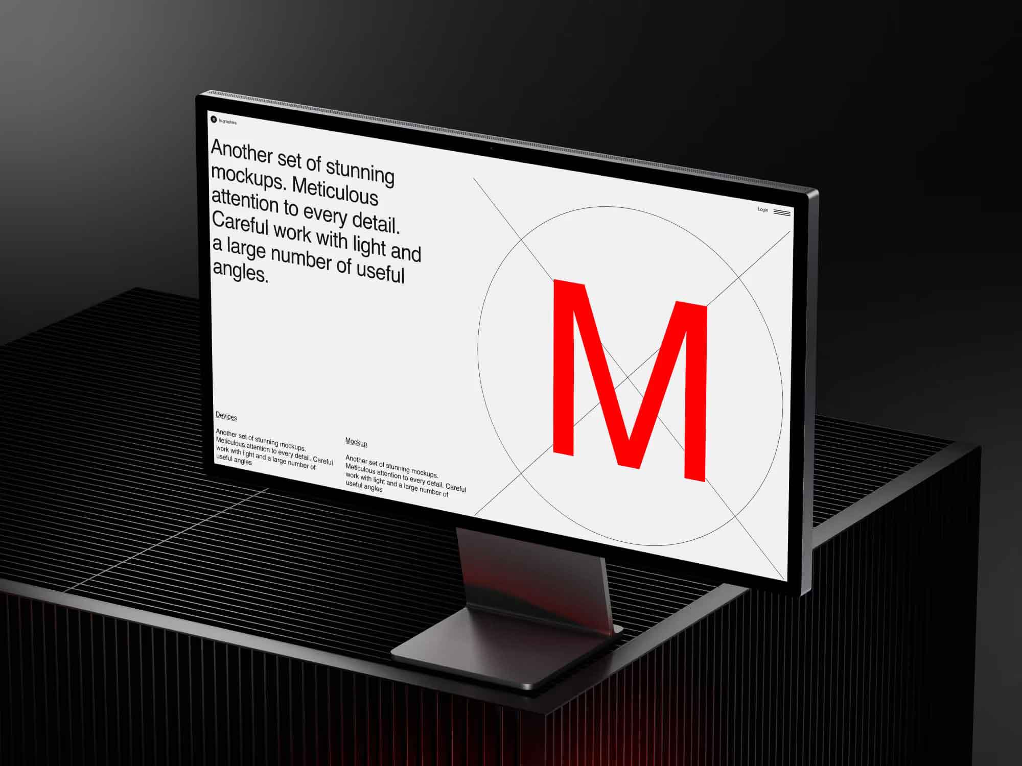iMac 24 Inch Mockup