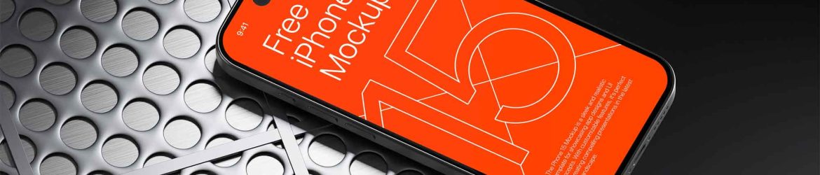 Industrial iPhone 15 Pro Mockup