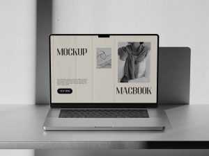 Industrial Macbook Mockup