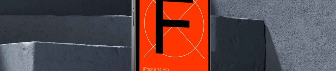 iPhone 14 Pro Max Mockup in PSD
