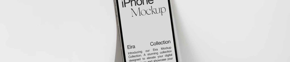 iPhone 14 Pro Mockup on Sofa