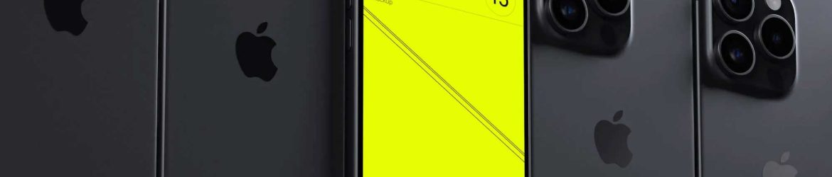iPhone 15 Grid Mockup