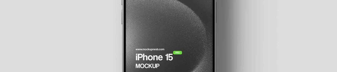 iPhone 15 Pro Mockup