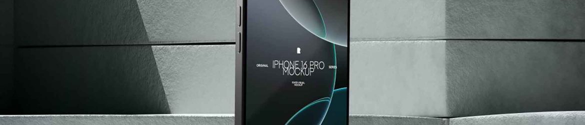 iPhone 16 Pro Slab Series Mockup