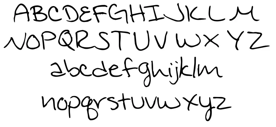 Jennifer's hand writing