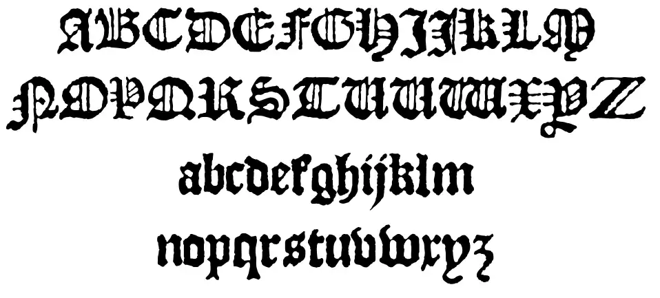 JSL Blackletter