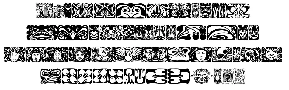 Jugendstil Ornamente