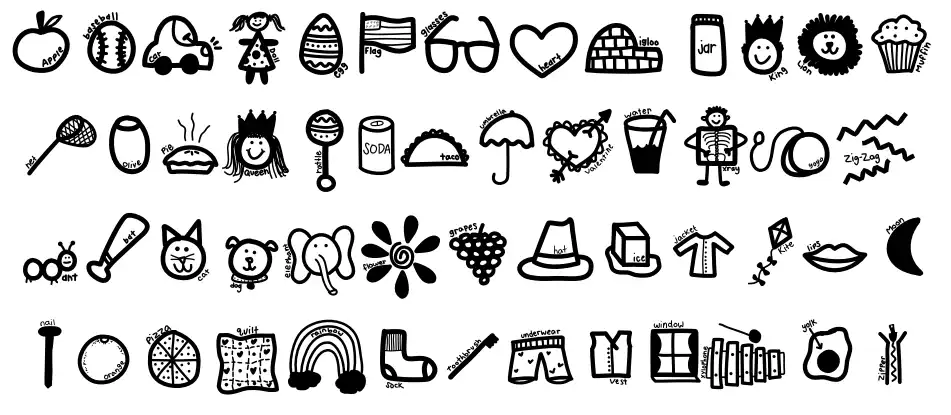 KB ABC Doodles