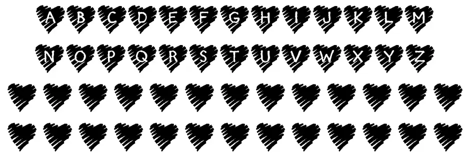 KR Scribble Heart