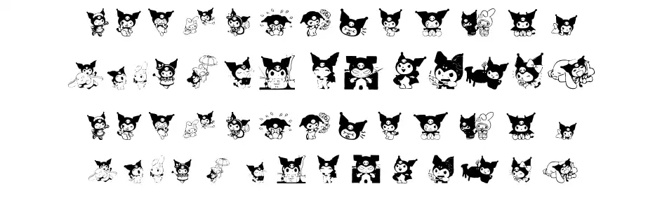 Kuromi Dingbats