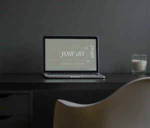 Laptop Mockup in PSD