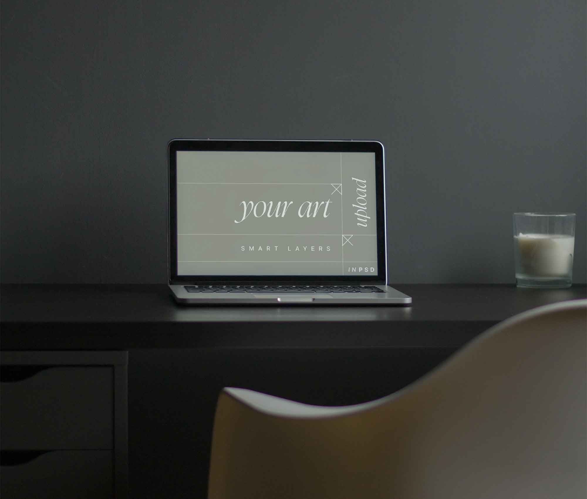 Laptop Mockup in PSD