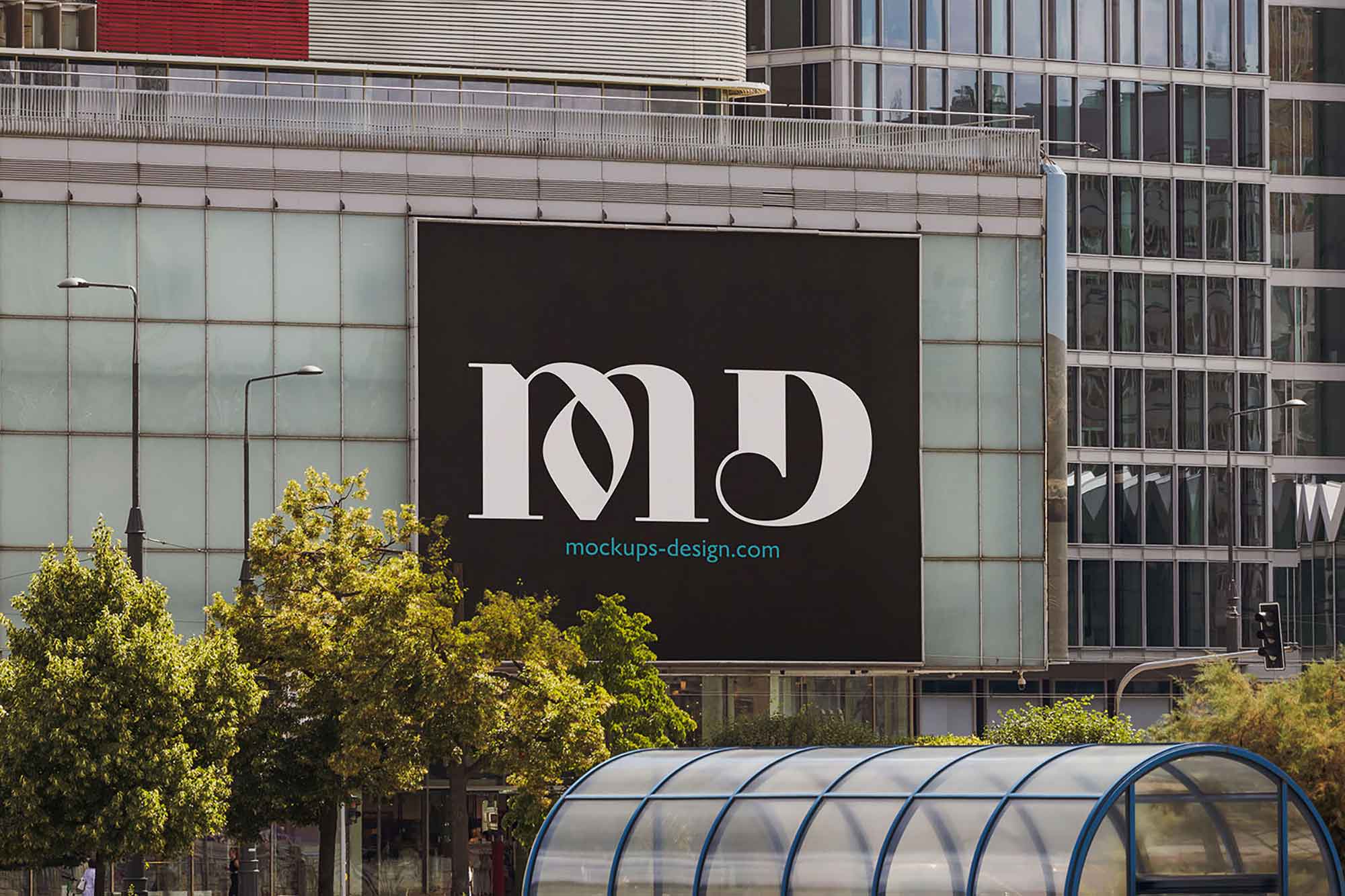 Large City Banner Mockup