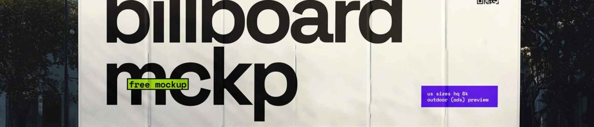 Large Format Billboard Mockup