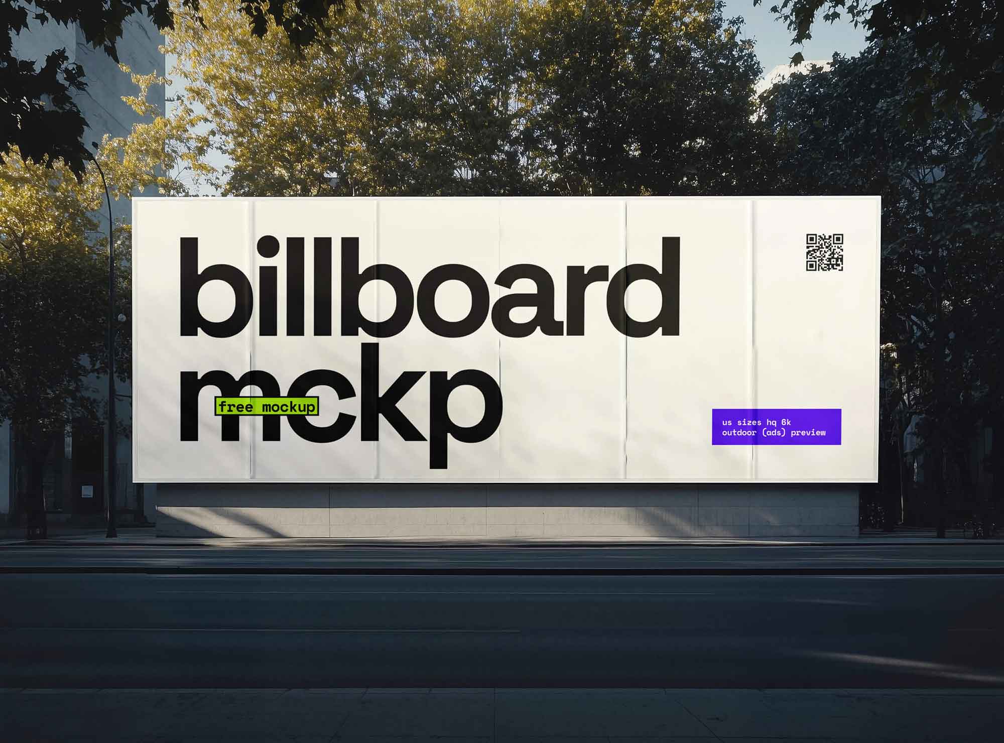 Large Format Billboard Mockup