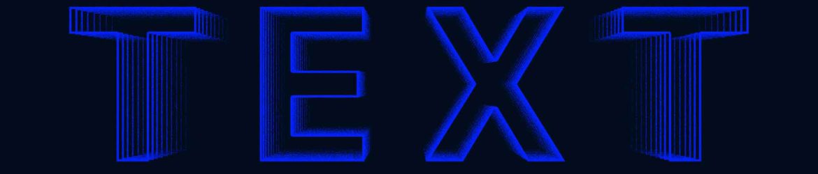 Lines 3D Text Effect Lines 3D Text Effect