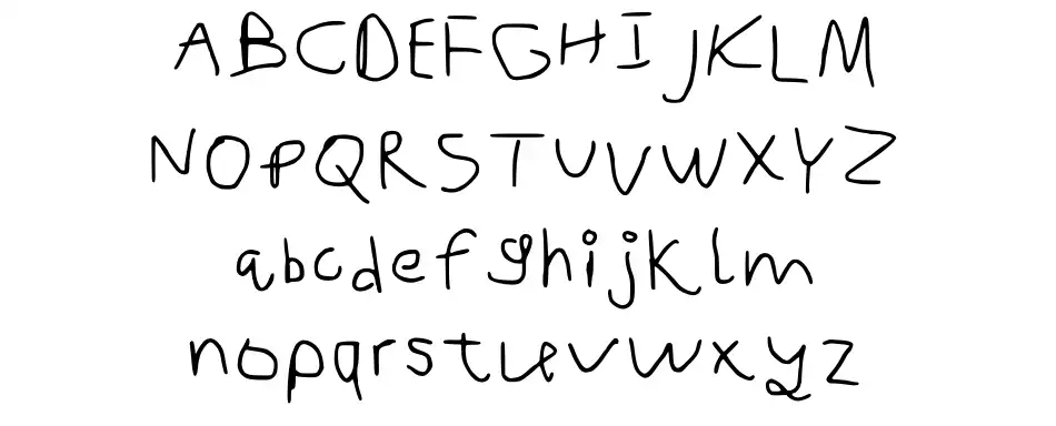 Little Kids Handwriting