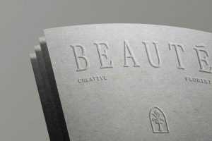 Logo Design On Paper Mockup