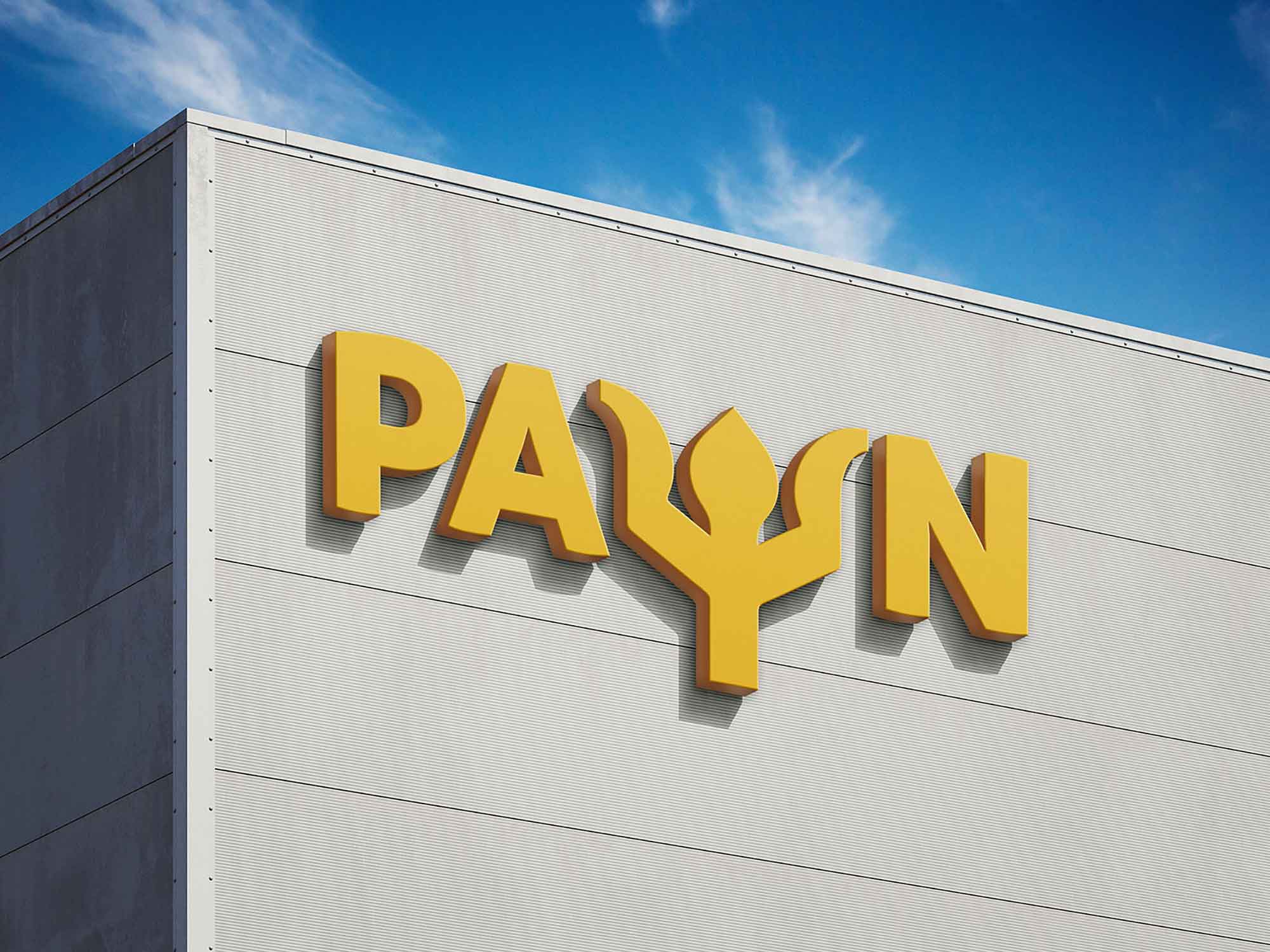 Logo on Building Mockup