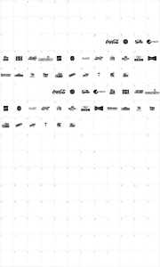 Mapa de caracteres da fonte Logos And Logos TFB