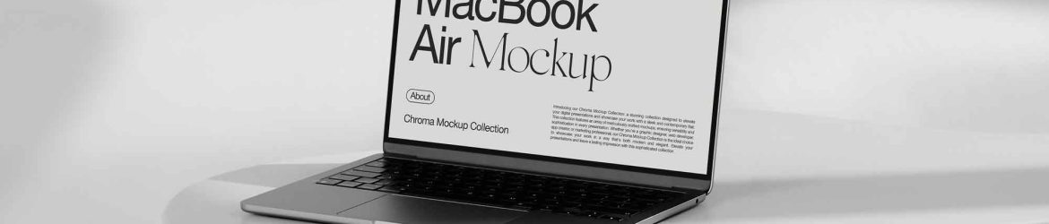 MacBook Air M2 Mockup