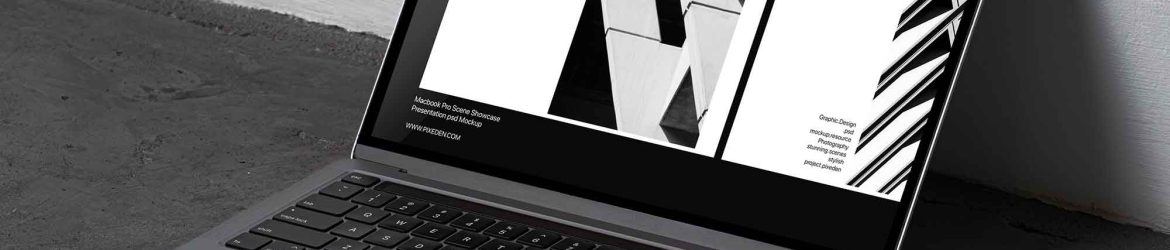 MacBook Pro Showcase Screen Mockup