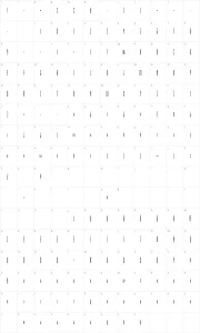 Mapa de caracteres da fonte Matchbook