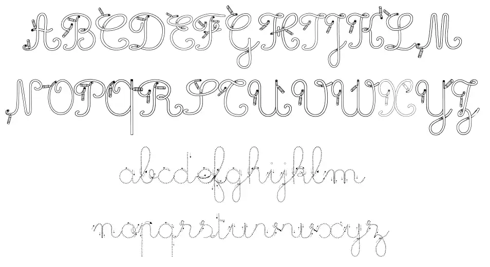 Maternellecolor Trace Cursive