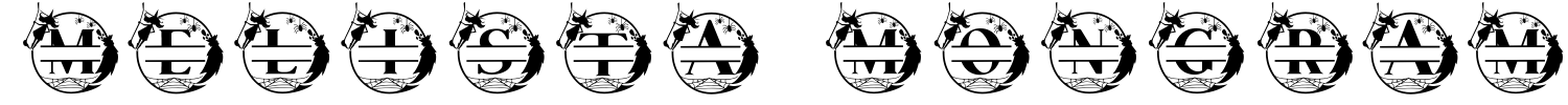 Melista Mongram Font | 1001 Free Fonts