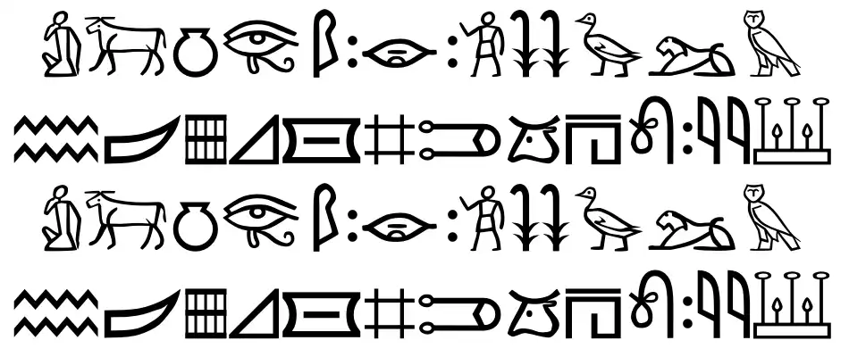 Meroitic Hieroglyphics
