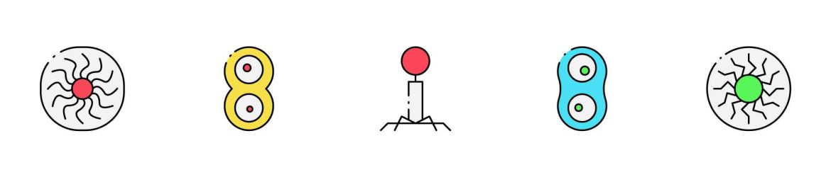 Microscopic Life Icons