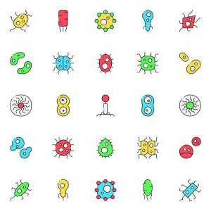 Microscopic Life Icons