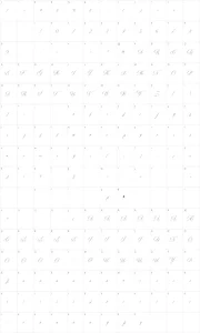 Mapa de caracteres da fonte Milton One