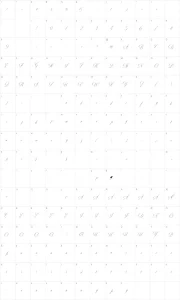 Mapa de caracteres da fonte Milton Two